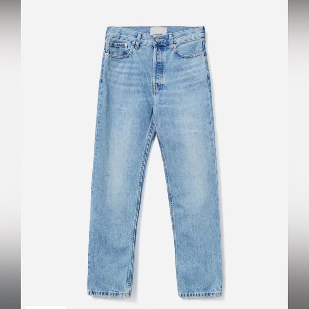 Everlane The Relaxed Straight Fit Organic Cotton Jeans -Size 30R - Picture 2 of 16